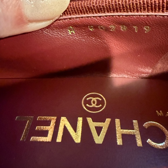 BNWT Chanel 26S Lambskin Burgundy & Pink Bow Tie Ballet Ballerina Flat, Size 36 - Picture 4 of 11